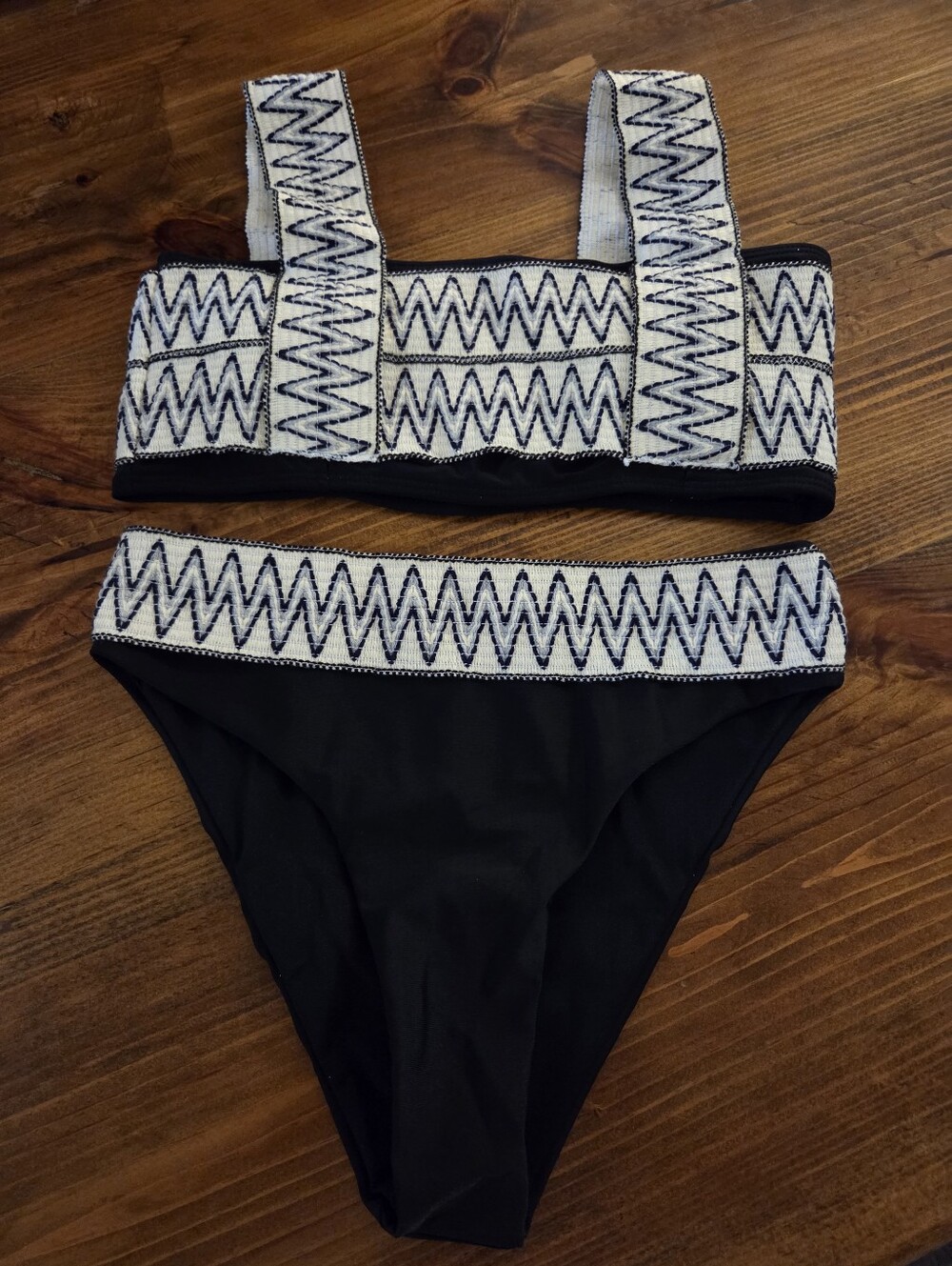 Black And White Bikini